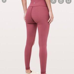 25” lululemon wonder under leggings